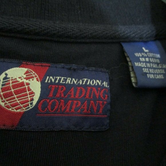 Intl Trading Co Mens Golf Polo Shirt sz L Olive Green Black NWT - Picture 7 of 8